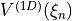 V^{(1D)}(\xi_n)