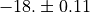 -18.\pm 0.11