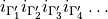 i_{\Gamma'_1}  i_{\Gamma'_2} i_{\Gamma'_3} i_{\Gamma'_4} \ldots