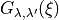 G_{\lambda,\lambda'}(\xi)