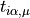 t_{i \alpha,\mu}