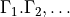 \Gamma_1. \Gamma_2, \ldots