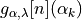 g_{\alpha,\lambda}[n](\alpha_k)