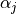 \alpha_j