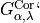 G_{\alpha,\lambda}^{\rm Cor}`