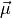 \vec{\mu}