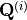 \mathbf{Q}^{(i)}