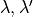 \lambda,\lambda'