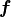 \bm{f}
