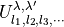 U_{l_1,l_2,l_3,\cdots}^{\lambda,\lambda'}