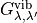 G_{\lambda,\lambda'}^{\rm vib}