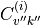 C_{v'' k'' }^{(i)}