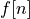 f[n]