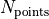 N_{\rm points}