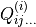 Q_{ij\ldots}^{(i)}