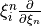 \xi_i^n \frac{\partial}{\partial \xi_n}